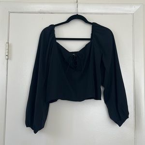 Abercrombie black blouse
